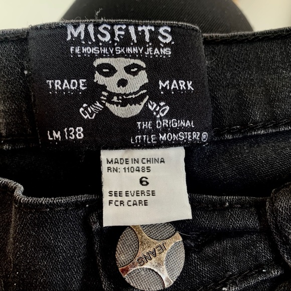 MisFits Little Boy Denim Jeans SIZE 6 - Picture 3 of 7